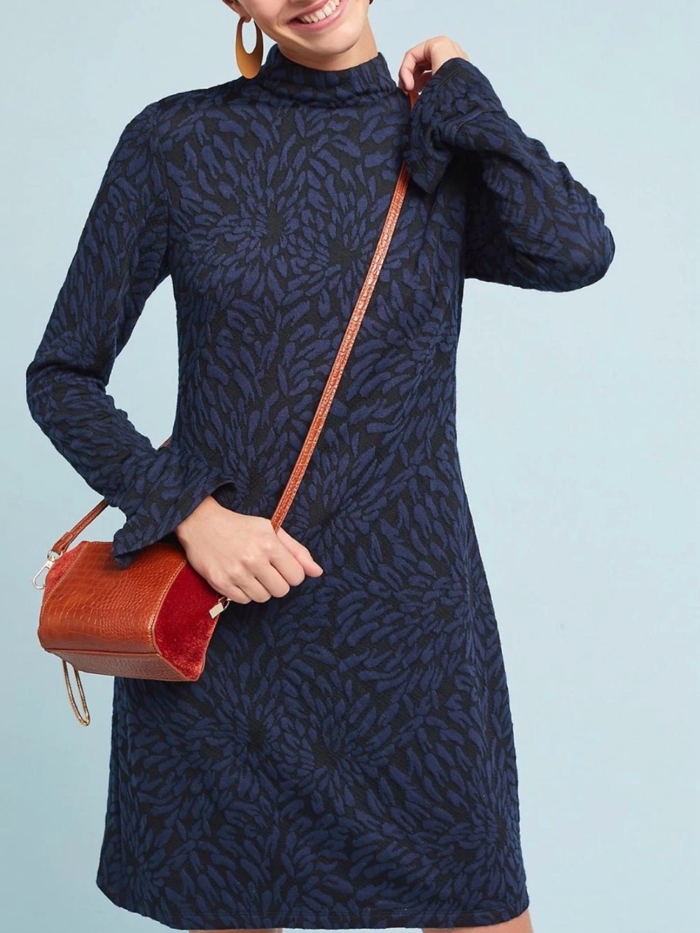 Anthropologie Hutch Textured Tunic Dress